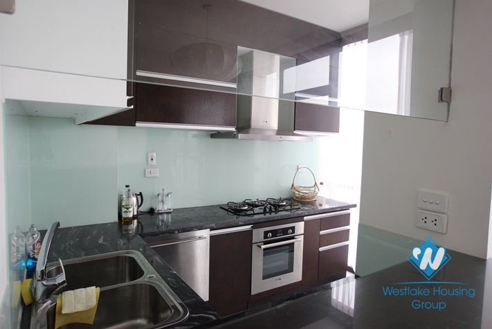 Beautiful and high quality apartment with two bedrooms for rent in Tay Ho, Ha Noi